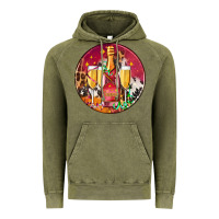 Christmas Champagne Bottle And Champagne's Vintage Hoodie | Teevron