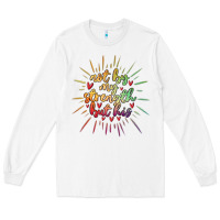 White not by my strength but his Long Sleeve Tee - MaliasSmallBusiness