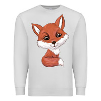Dove Grey fox Premium Sweatshirt - texasbilliewilder
