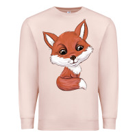 Pale Pink fox Premium Sweatshirt - texasbilliewilder