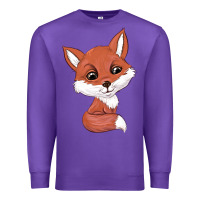 Purple fox Premium Sweatshirt - texasbilliewilder