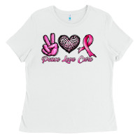 White peace love cure Ladies Tee - JahusDesignShop
