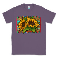 Lavender Sunflower With Serape Background Classic Tee - Jasminsmagicworld