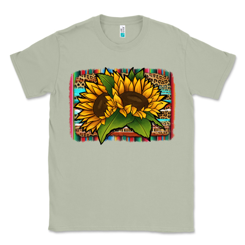 Sunflower With Serape Background Classic Tee by Jasminsmagicworld | Teevron