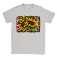 Moon Dust Sunflower With Serape Background Classic Tee - Jasminsmagicworld