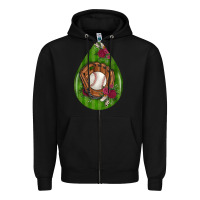 Black baseball and western roses teardrop  4 Zipper Hoodie - BundleAndBundleShop