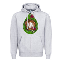 Heather Grey baseball and western roses teardrop  4 Zipper Hoodie - BundleAndBundleShop