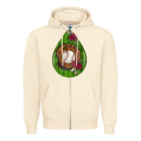 Sandshell baseball and western roses teardrop  4 Zipper Hoodie - BundleAndBundleShop