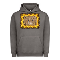 Pigment Tornado Baby Cow Leopard Sunflowers Urban Hoodie - CowCowDesign