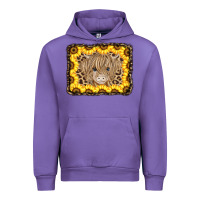 Tulip Baby Cow Leopard Sunflowers Urban Hoodie - CowCowDesign