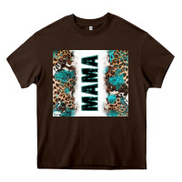 Chocolate Brown western mama Heavy Core Tee - Zillion Design Studio