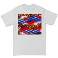 Dove Grey 4th of July USA flag leopard 20oz tumbler Premium Tee - Neo Western