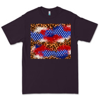 Plum 4th of July USA flag leopard 20oz tumbler Premium Tee - Neo Western