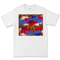 White 4th of July USA flag leopard 20oz tumbler Premium Tee - Neo Western