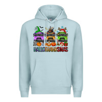 Blue Mist hallothanksmas school bus Premium Hoodie - texasbilliewilder