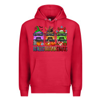 Cardinal hallothanksmas school bus Premium Hoodie - texasbilliewilder