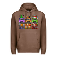 Chestnut hallothanksmas school bus Premium Hoodie - texasbilliewilder