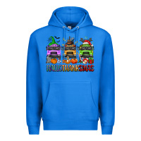 True Royal hallothanksmas school bus Premium Hoodie - texasbilliewilder