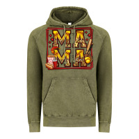 Vintage Olive softball mama Vintage Hoodie - Jasminsmagicworld