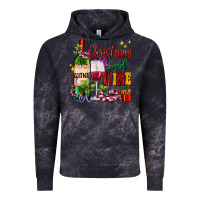 Cloud Black Christmas and wine Vintage Hoodie - AdoDesignShop