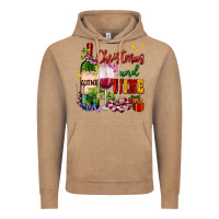Vintage Coffee Christmas and wine Vintage Hoodie - AdoDesignShop