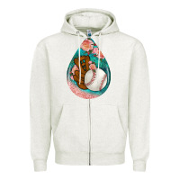 Oatmeal Heather baseball and western roses teardrop  3 Zipper Hoodie - BundleAndBundleShop
