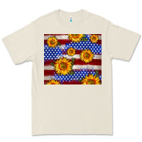 Bone 4th of July USA flag sunflower 20oz tumbler Premium Tee - Neo Western