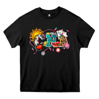 Black summer cna Heavy Core Tee - Zillion Design Studio