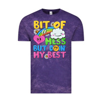 Cloud Purple bit of a mess but doin my best Vintage Tee - NancyCooperArtShop