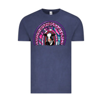 Vintage Denim rainbow cow Vintage Tee - AdoDesignShop