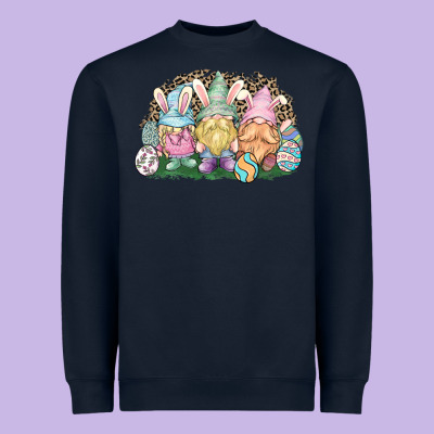 Easter Day Gnomes Heavyweight Sweatshirt Designed By Nancycooperartshop