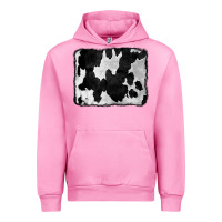 Fuchsia Pink Cowhide Urban Hoodie - CowCowDesign