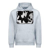 Heather Grey Cowhide Urban Hoodie - CowCowDesign
