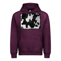 Mauve Wine Cowhide Urban Hoodie - CowCowDesign
