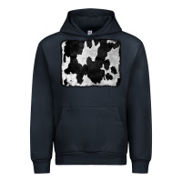 Navy Cowhide Urban Hoodie - CowCowDesign