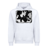 White Cowhide Urban Hoodie - CowCowDesign