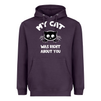 Plum My Cat Was Right About You Heavyweight Hoodie - Bettercallsaul