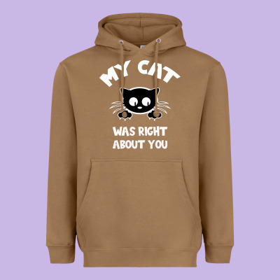 My Cat Was Right About You Heavyweight Hoodie Designed By Bettercallsaul