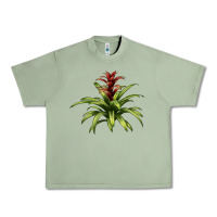 Oil Green Bromeliads Urban Heavy Tee - LillyAllenDesigns
