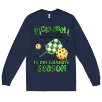 Navy pickleball is my favorite season Long Sleeve Tee - MaliasSmallBusiness