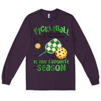 Plum pickleball is my favorite season Long Sleeve Tee - MaliasSmallBusiness