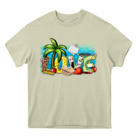 Mossy love summer teacher Heavy Core Tee - Zillion Design Studio