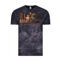 Cloud Black black educator by popular demand Vintage Tee - NancyCooperArtShop