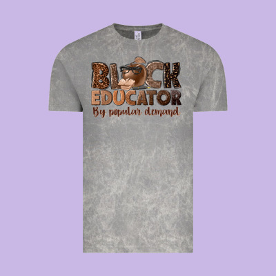 Black Educator By Popular Demand Vintage Tee Designed By Nancycooperartshop