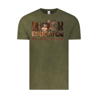 Vintage Olive black educator by popular demand Vintage Tee - NancyCooperArtShop