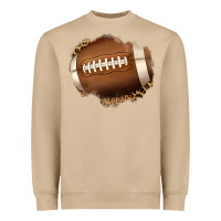 Mushroom leopard american football patch Heavyweight Sweatshirt - Jasminsmagicworld