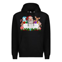 Black custom name christmas Premium Hoodie - texasbilliewilder