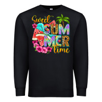 Black sweet summer time Premium Sweatshirt - NancyCooperArtShop