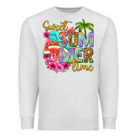 Oatmeal Heather sweet summer time Premium Sweatshirt - NancyCooperArtShop