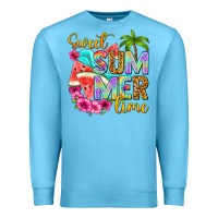Ocean Blue sweet summer time Premium Sweatshirt - NancyCooperArtShop